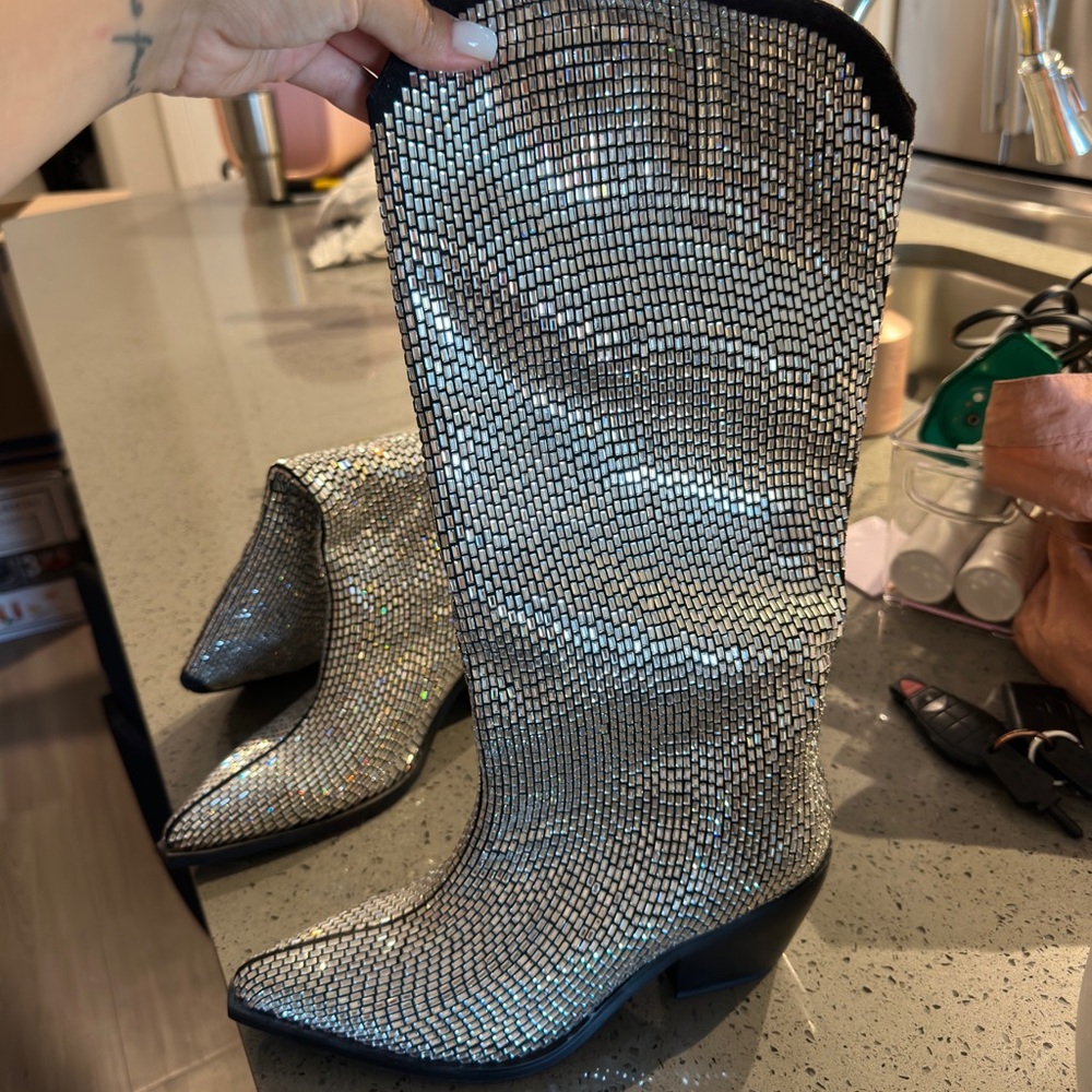 Brand New Dolls Kill Cowboy Boots